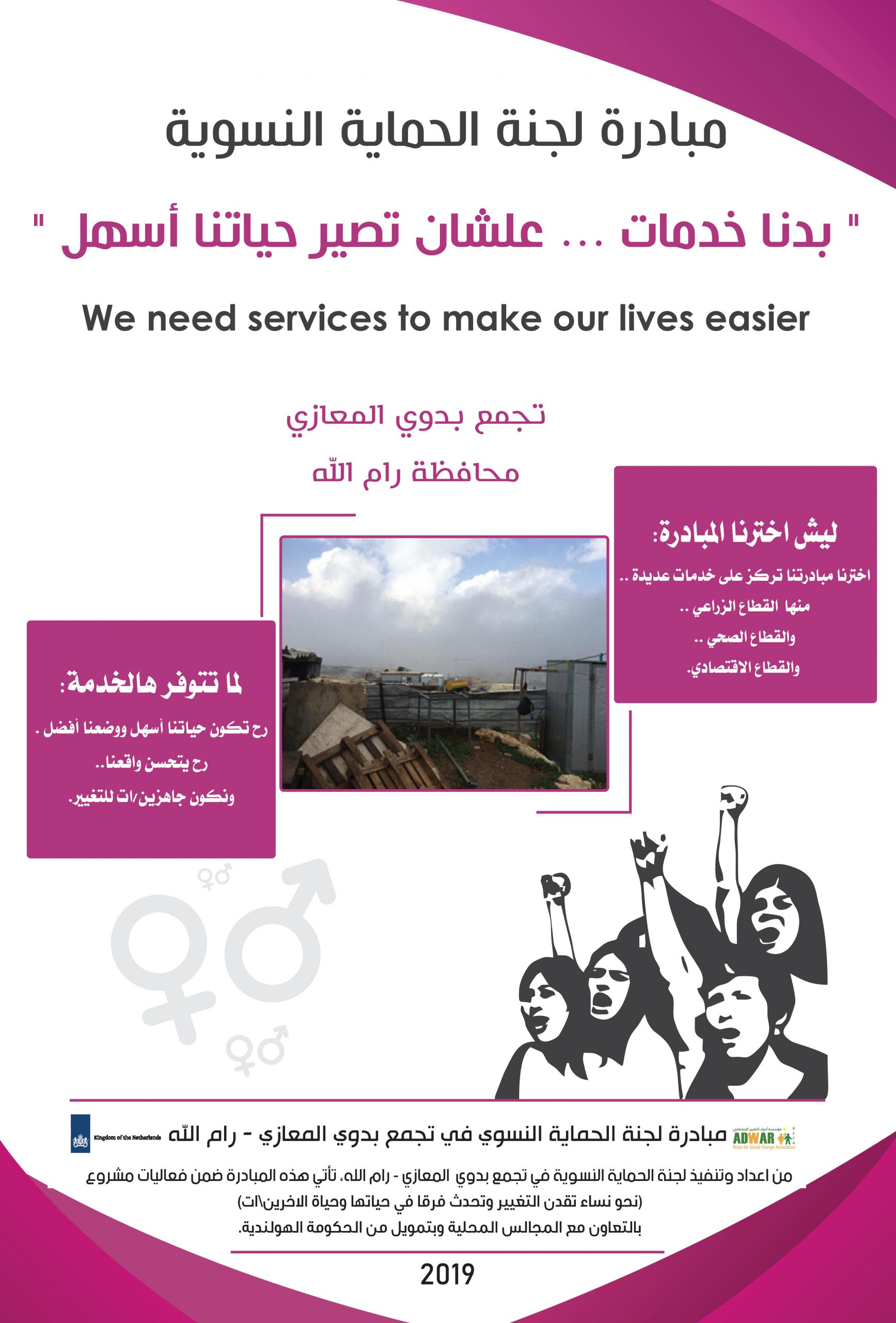  مبادرة لجنة الحماية النسوية تجمع بدوي المعازي محافظة رام الله