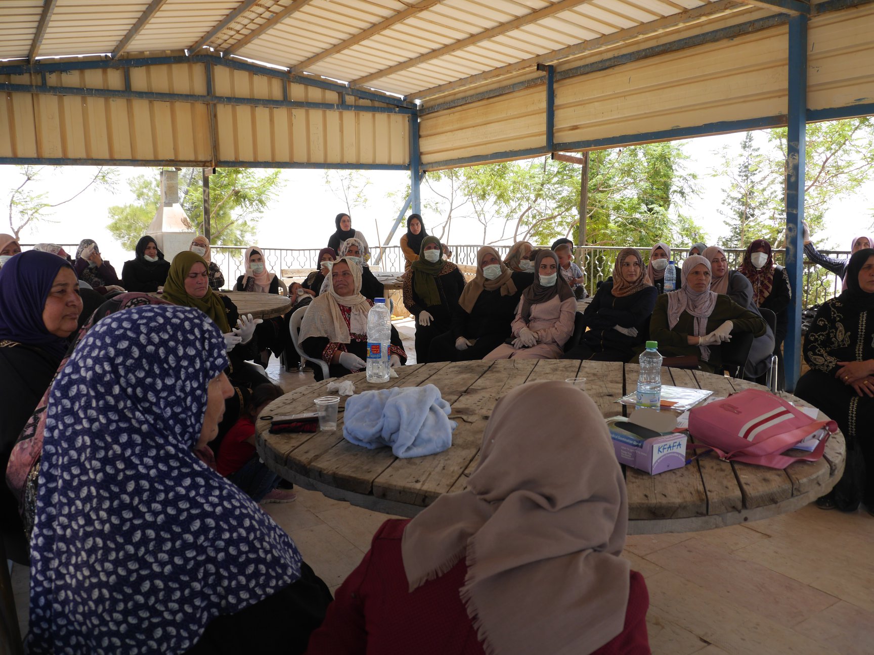  لجنة الحماية النسوية في مسافر بني نعيم  ودورها القيادي في الاستجابة الانسانية لحاجات  النساء والفتيات