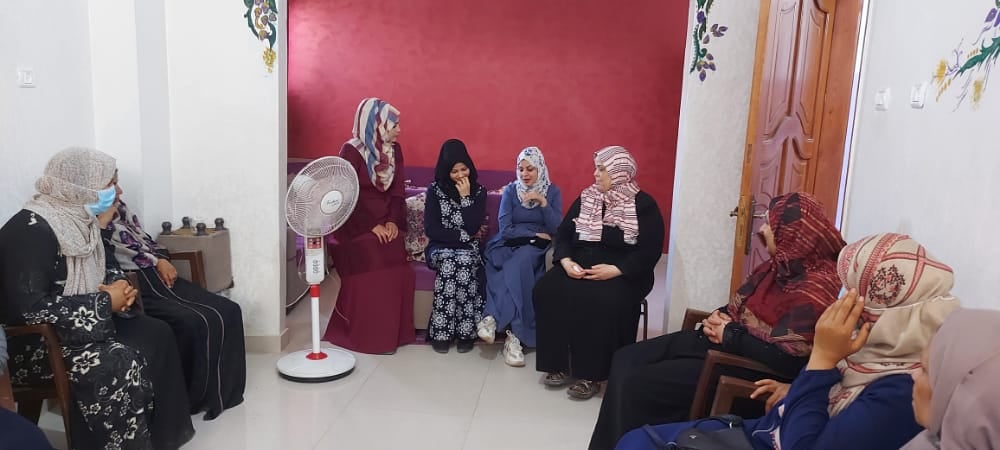  لقاء دعم نفسي واجتماعي في منطقة النصر بغزة