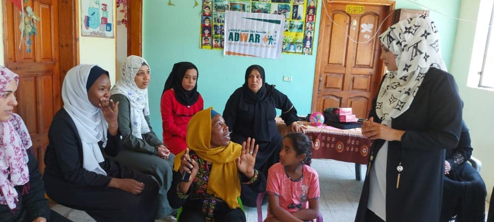  لقاء دعم نفسي واجتماعي في خانيونس جنوب غزة