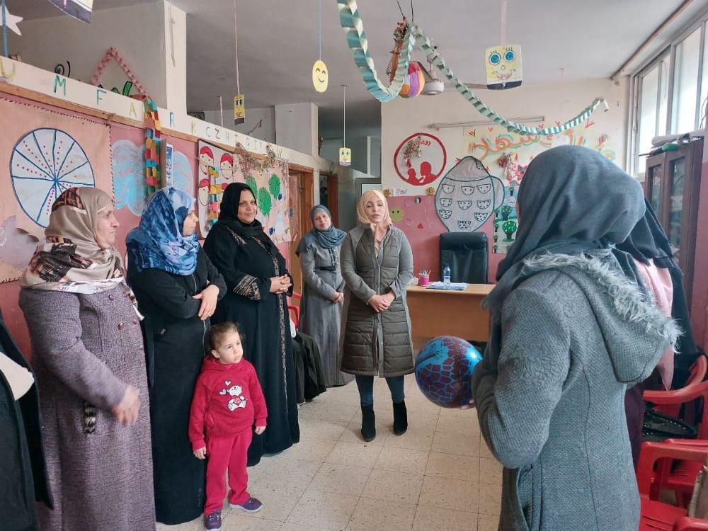  لقاء دعم نفسي واجتماعي للنساء في الشعف بقطاع غزة