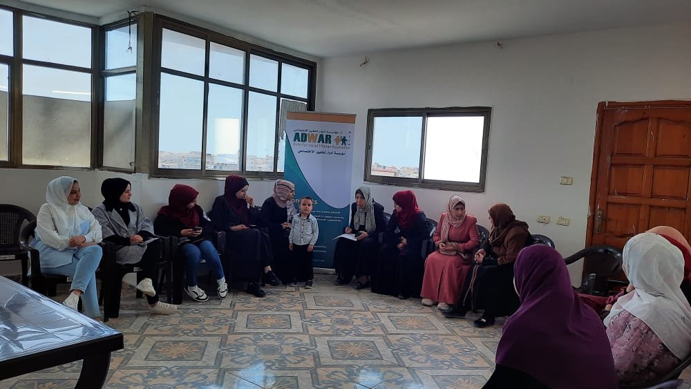  لقاء دعم نفسي للنساء في غزة