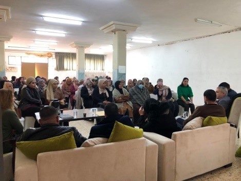  مبادرة دور نساء محافظة الخليل في الحد من اثار الفساد على النساء وتعزيز قيم النزاهة والشفافية