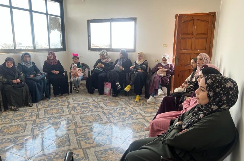  لقاءات دعم نفسي واجتماعي للنساء والفتيات في غزة