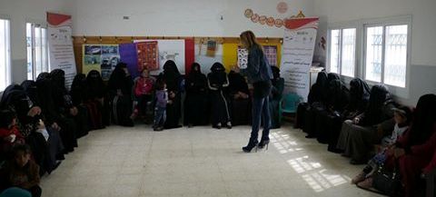  eleventh training day took place in khashm Um AlDaraj kindergarten