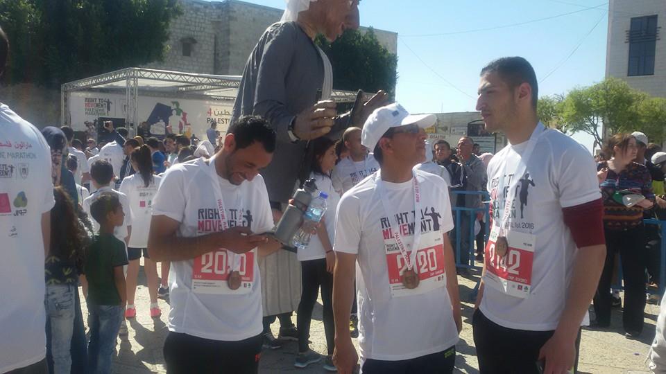  Participation of ADWAR volunteers in Palestine Marathon 4-Right to Movement