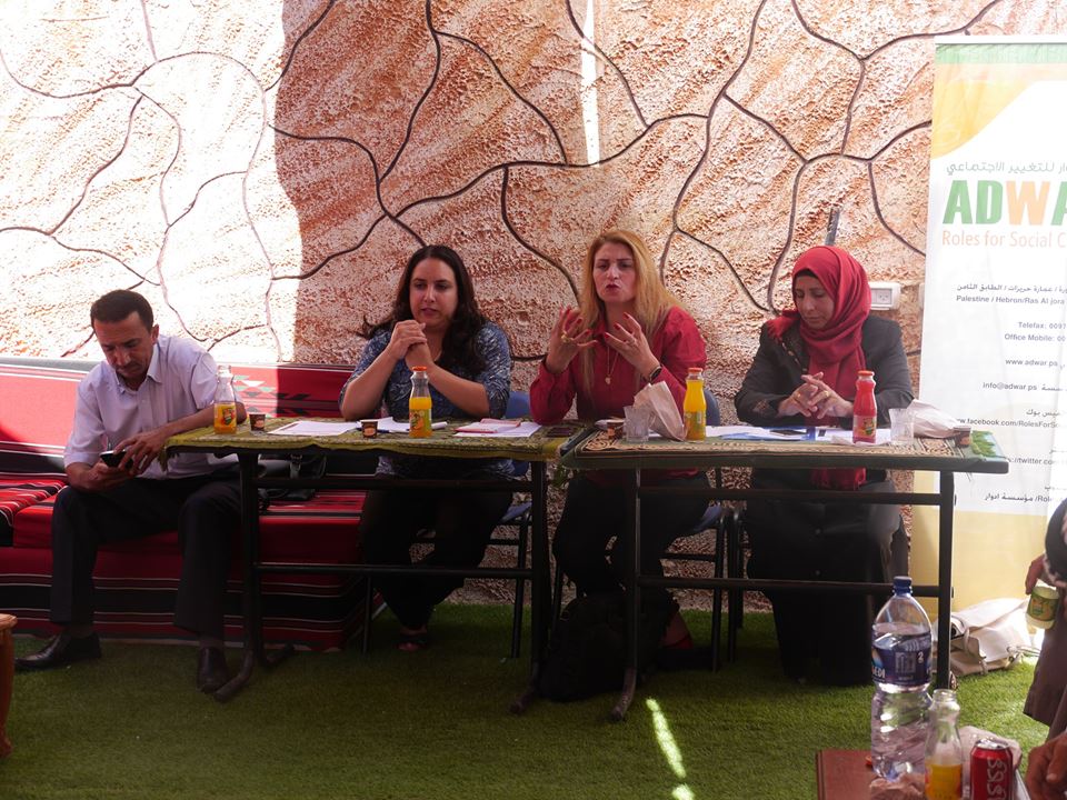  ADWAR Association held the second workshop entitled (Right in Education according to gender) in partnership with education directorate of South Hebron (Yatta)