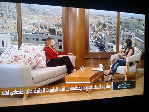  Interview in Maa’n T.V within ‘Hdeeth AL-sabah Program ,in order to present ADWAR projects.