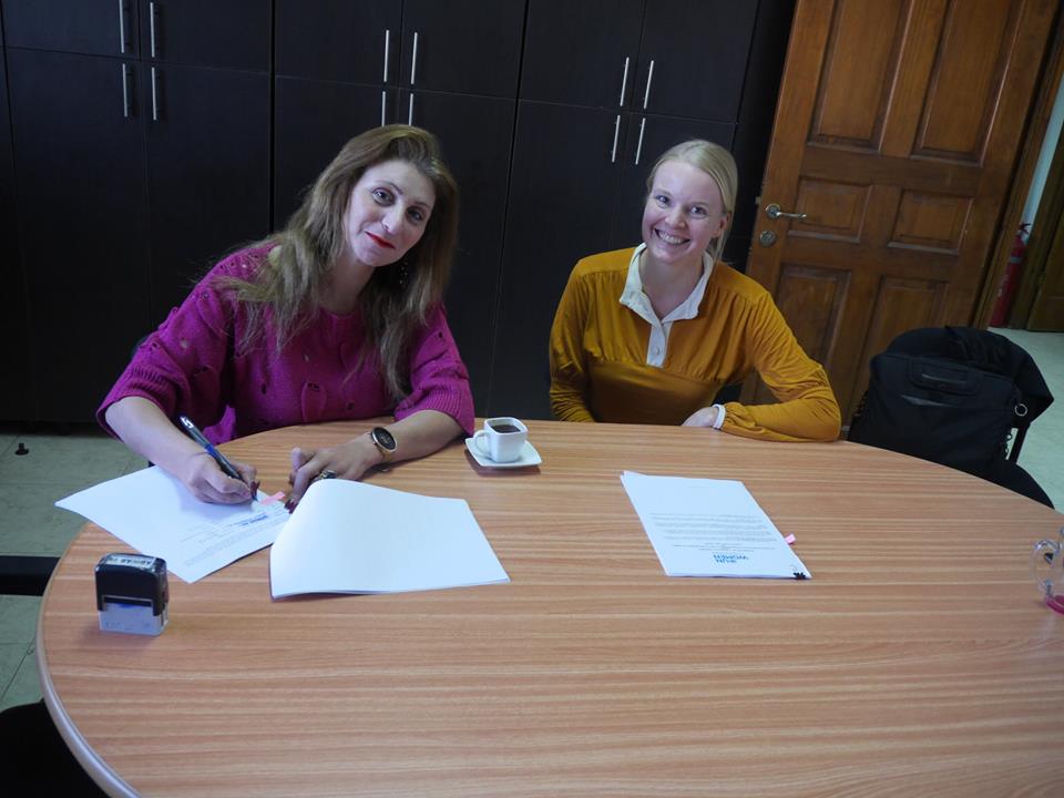  oles for Social Change Association- ADWAR signed a new project agreement entitled “Bedouin women protection committee to activate 1325 resolution in Area C”