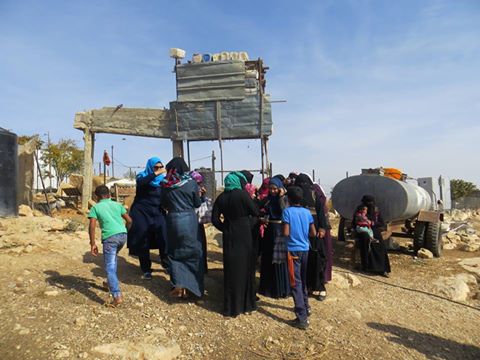  ADWAR keeps implementing the training program activities over two days in a row within the project “Bedouin women protection committee to activate 1325 resolution in Area C”
