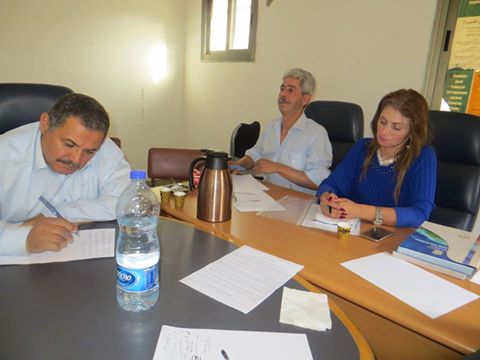  Executive secretary Watanyeon for ending division in Hebron Governorate held up an expended meeting for new public commission for Watanyeon for ending division in Hebron Governorate,