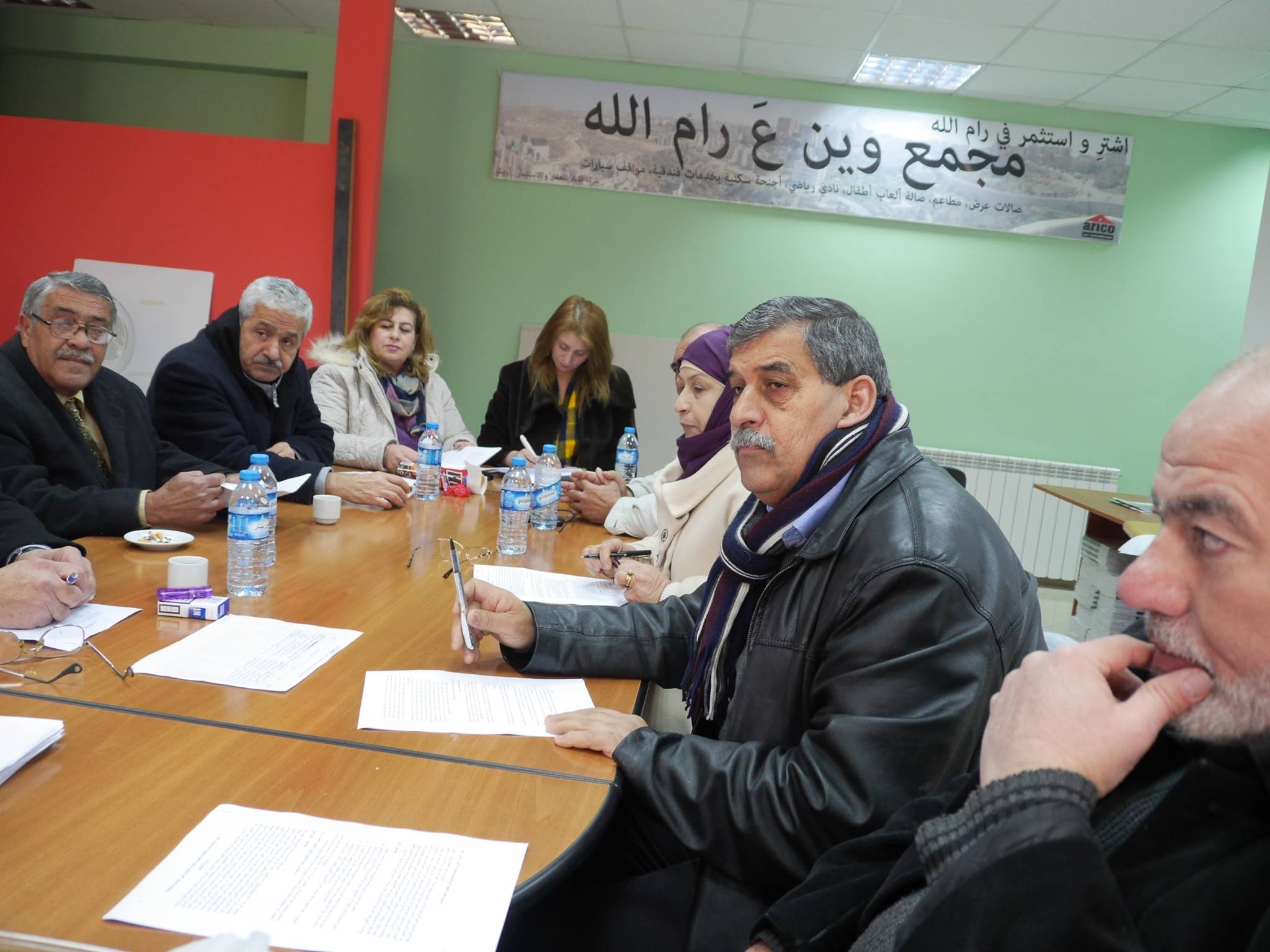  ADWAR Association participation in the central committee of WATANEYON to end the split initiative’s meeting in Ramallah