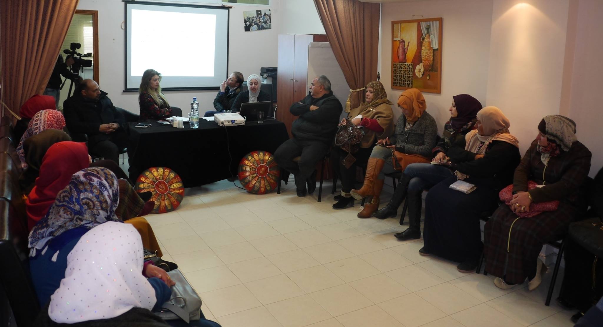  ADWAR and Women Committee implemented a round table meeting entitled (use of gender language, reality and challenges)