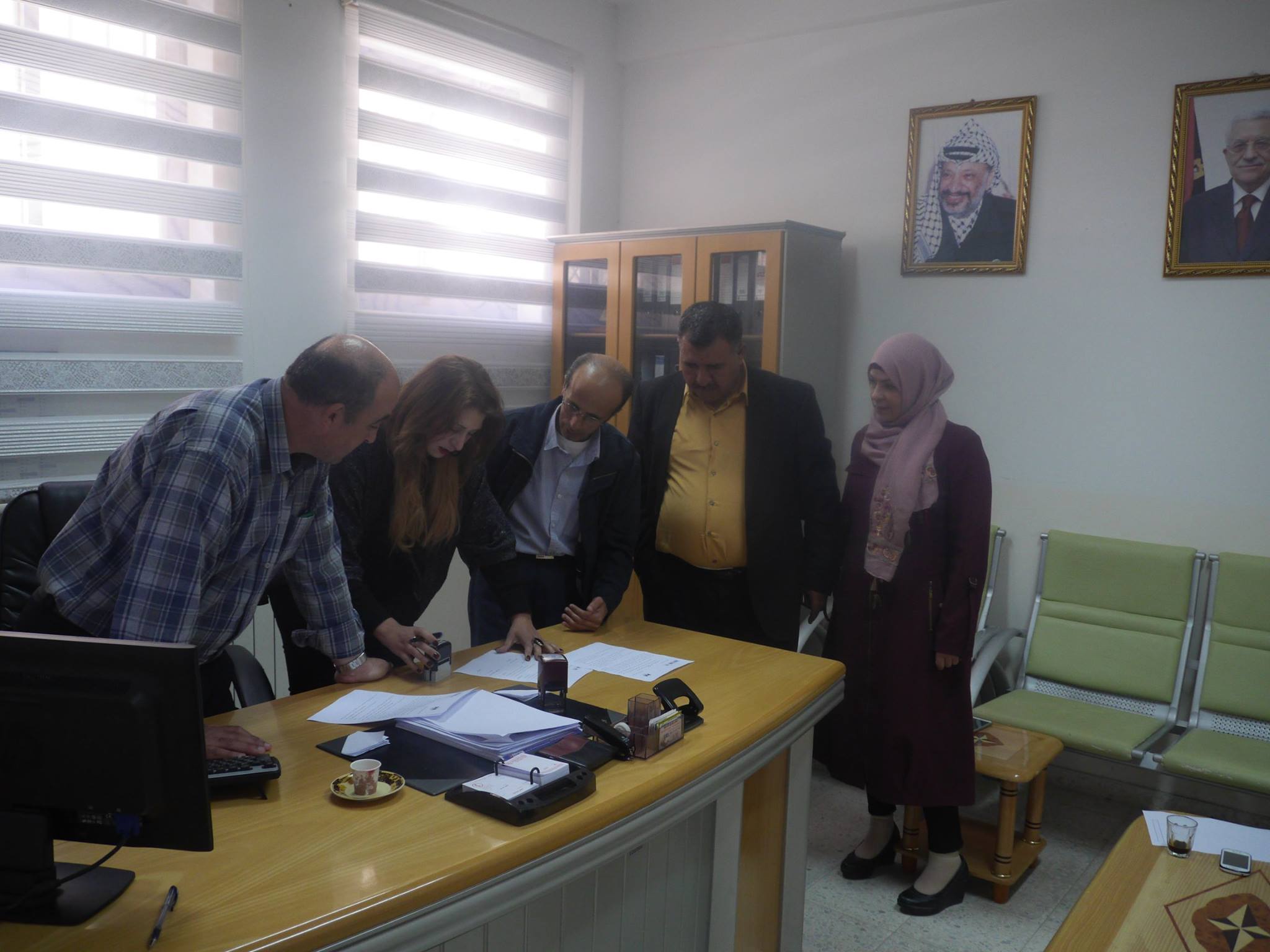 ADWAR and the technical educational and vocational training center in Halhul signed a memorandum of understanding to implement the special vocational program within the TVET programs that is related to CNC computer Numeric Control skills.