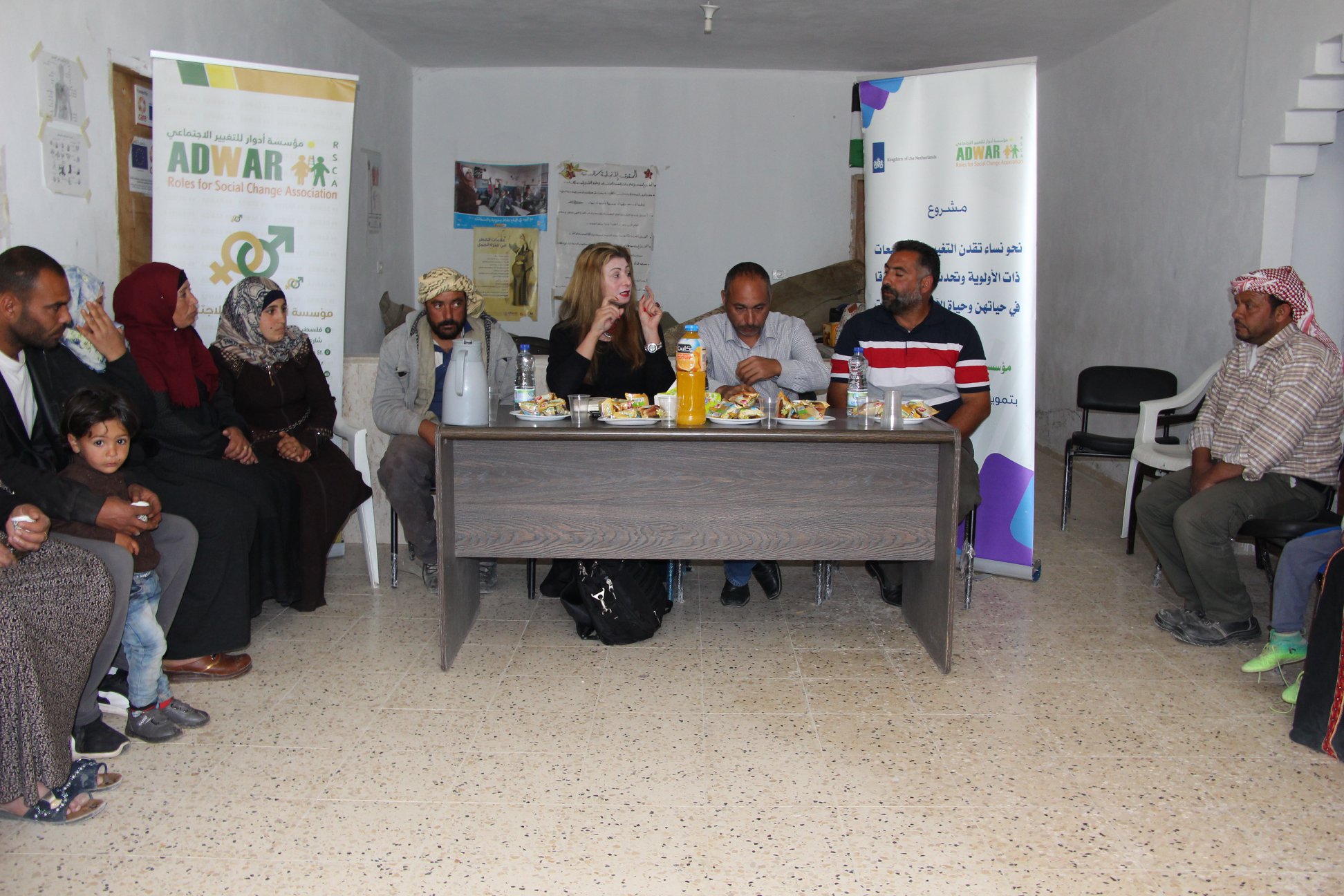  Roles for Social Change Association-ADWAR continues holding dialogues with influential men in local community as a part of the project “Towards Women Who Make Change in Priority Communities