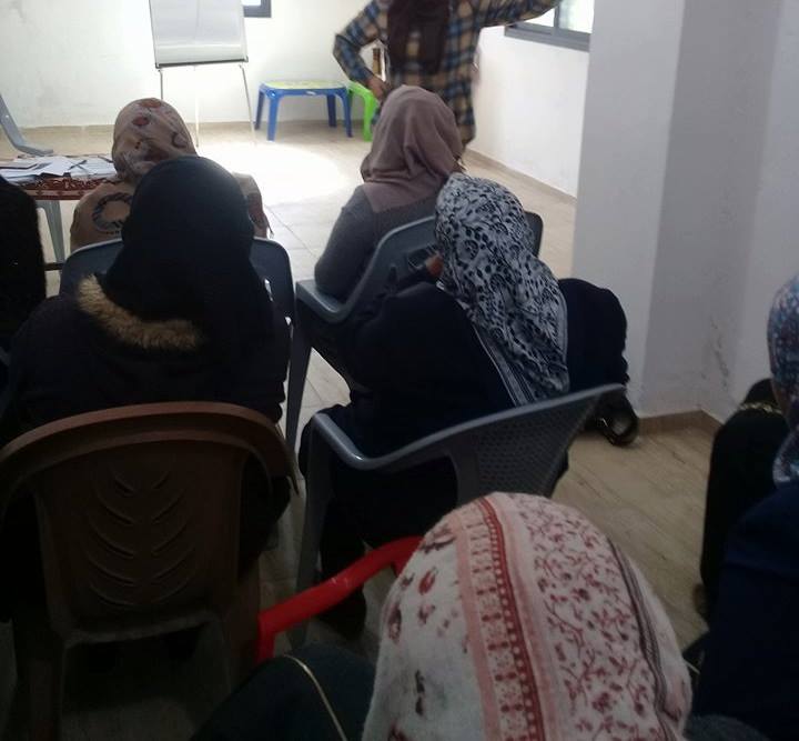  Roles for Social Change Association-ADWAR finished implementing its capacity building training program within the project entitled (Palestinian Environment Guards), on Sunday, 25/2/2018 at Tarqumia Charitable Women Organization.