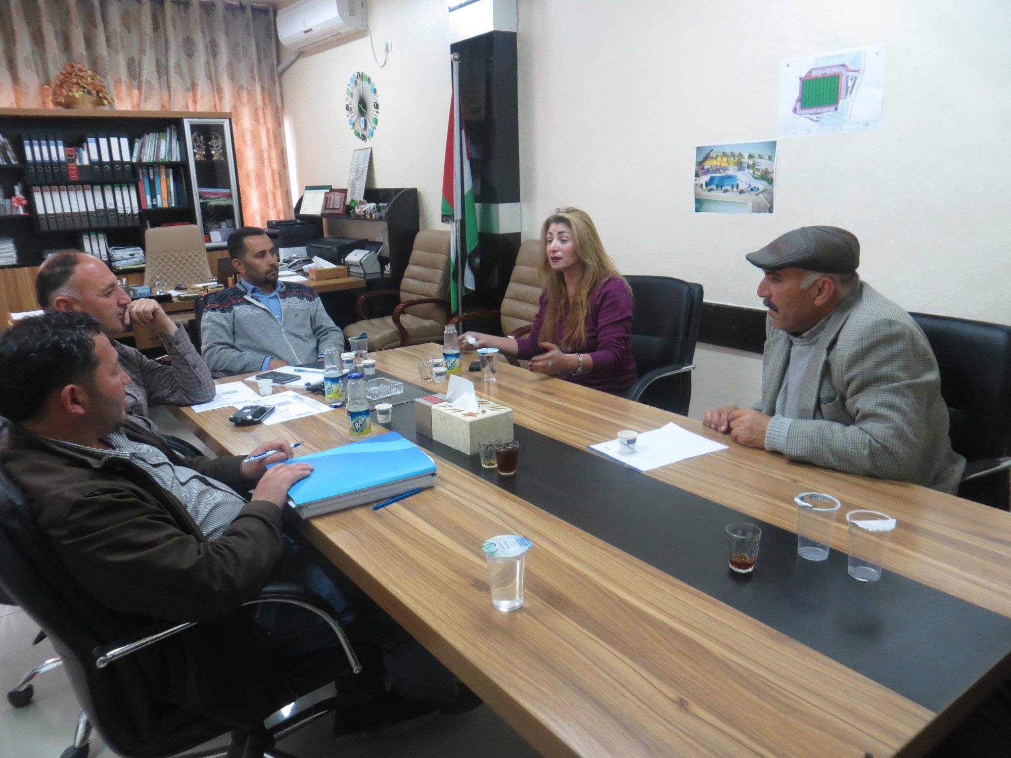  Roles for Social Change Association- ADWAR implemented a focus group meeting with Yatta Municipality staff to recognize water and sewage conditions and its side effects on family in general.