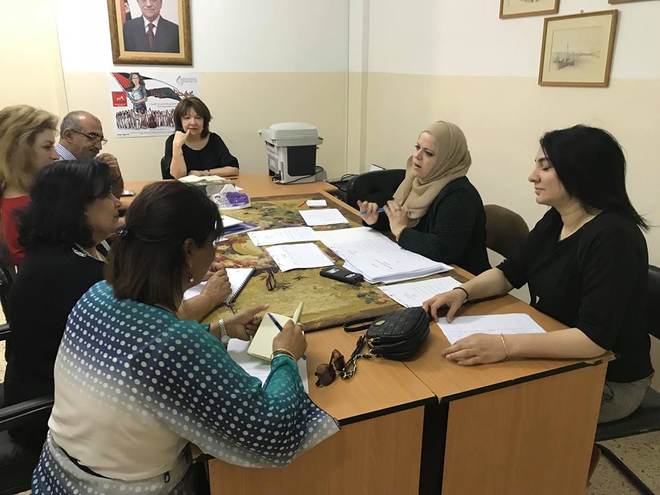  Roles for Social Change Association-ADWAR’s participation in meeting of Gender Forum in Local Government in Ramallah at the headquarters of General Federation of Palestinian Women (monthly meeting for the month of May 2018).