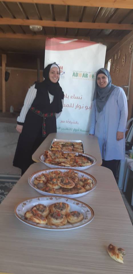  Roles for Social Change Associaiton-ADWAR launched first day of the vocational training program in a company called “Women of Abu Nuwwar Badia for pastries”.