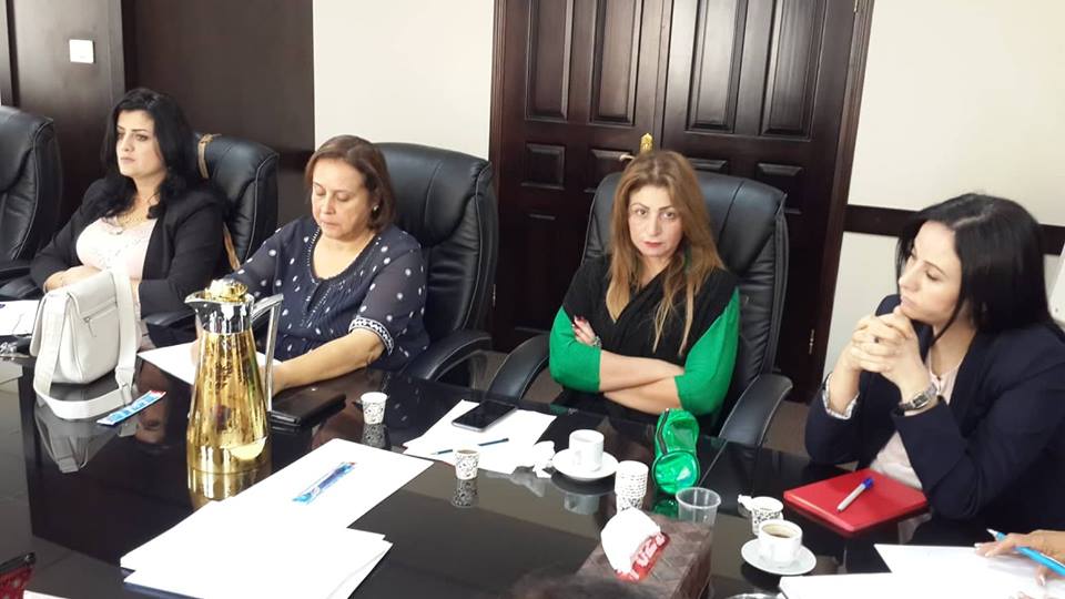  in Headquarters of the Ministry of Women Affairs- Ramallah