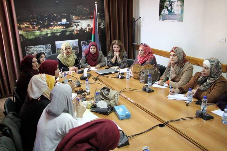  participation of ADWAR in expanded meeting of the Women’s Council in Hebron governorate