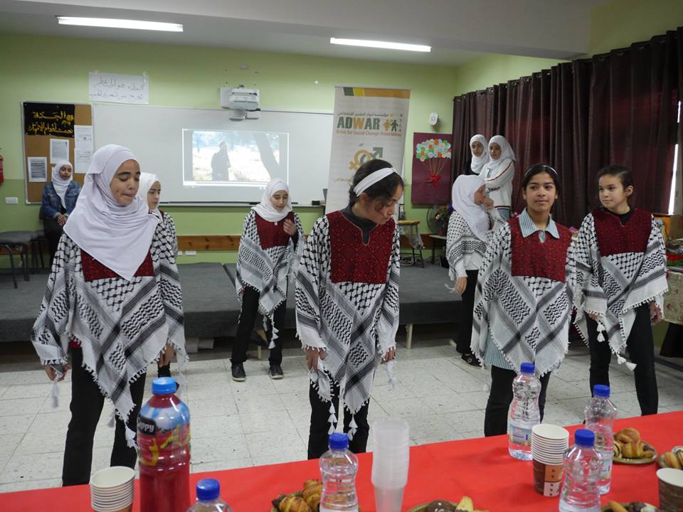  Honoring Abu Obeida School students – Bethlehem, in honor of International Women’s Day.