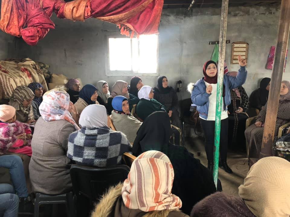  Happening now, the capacity building training program today 11/2/2020 in Hebron- Masafer Bani Naem