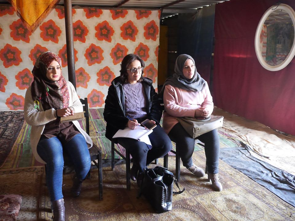  Women Protection Committee members in Almeita and Al-Malih communities accountable the decision-makers in Colonization and Wall Resistance Commission – Tubas governorate