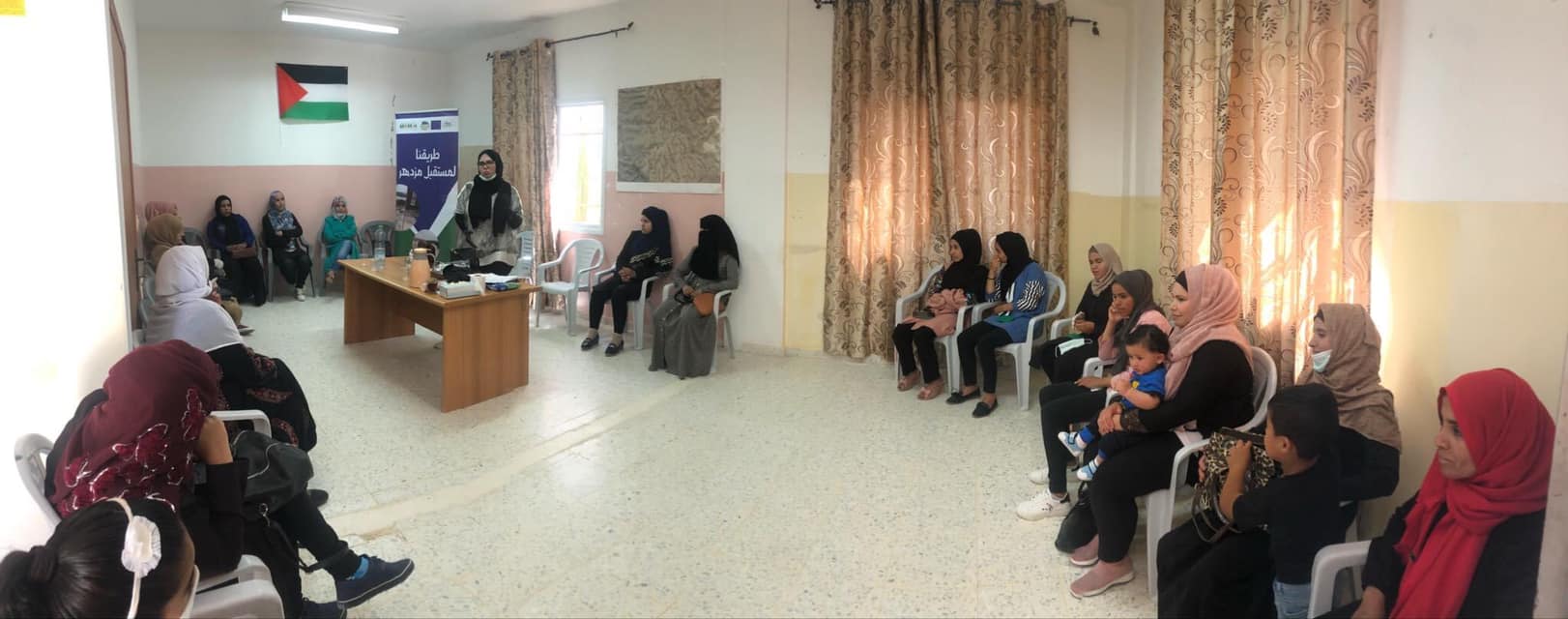  ‏Women Protection Committee in AlRamaden continue The Capacity Building Training Program