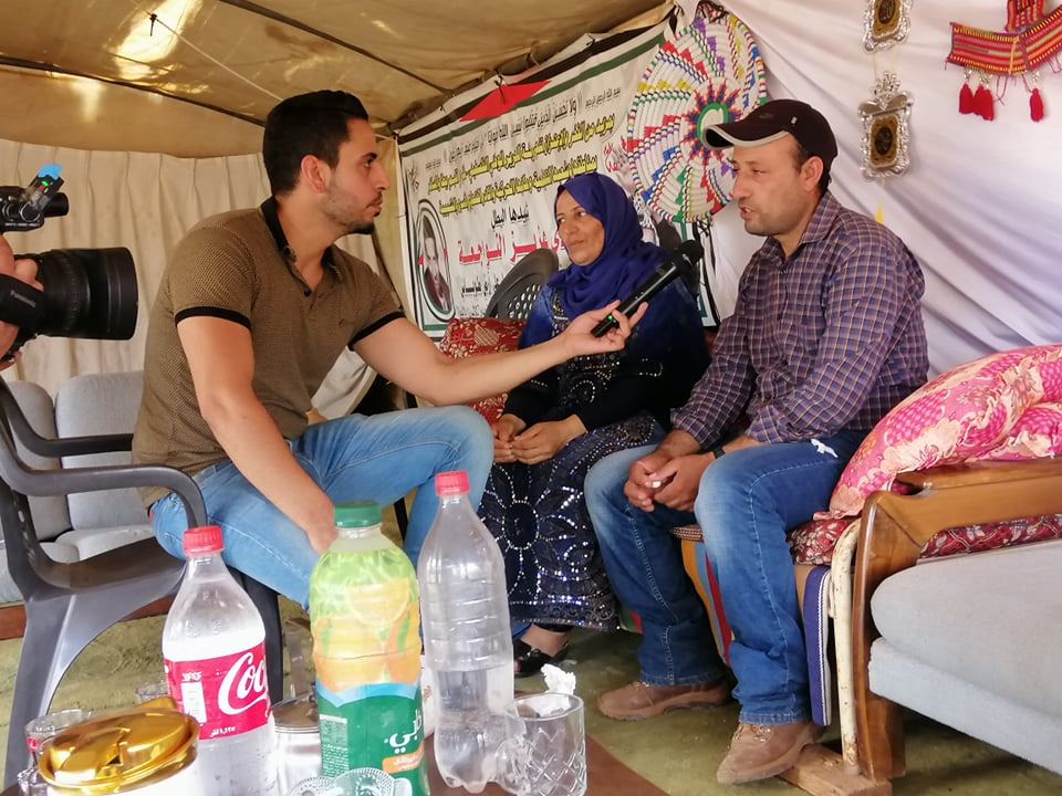  “ADWAR” implements a radio and television episode where shading light on the reality of women’s needs in Ibziq Bedouin community – Tubas