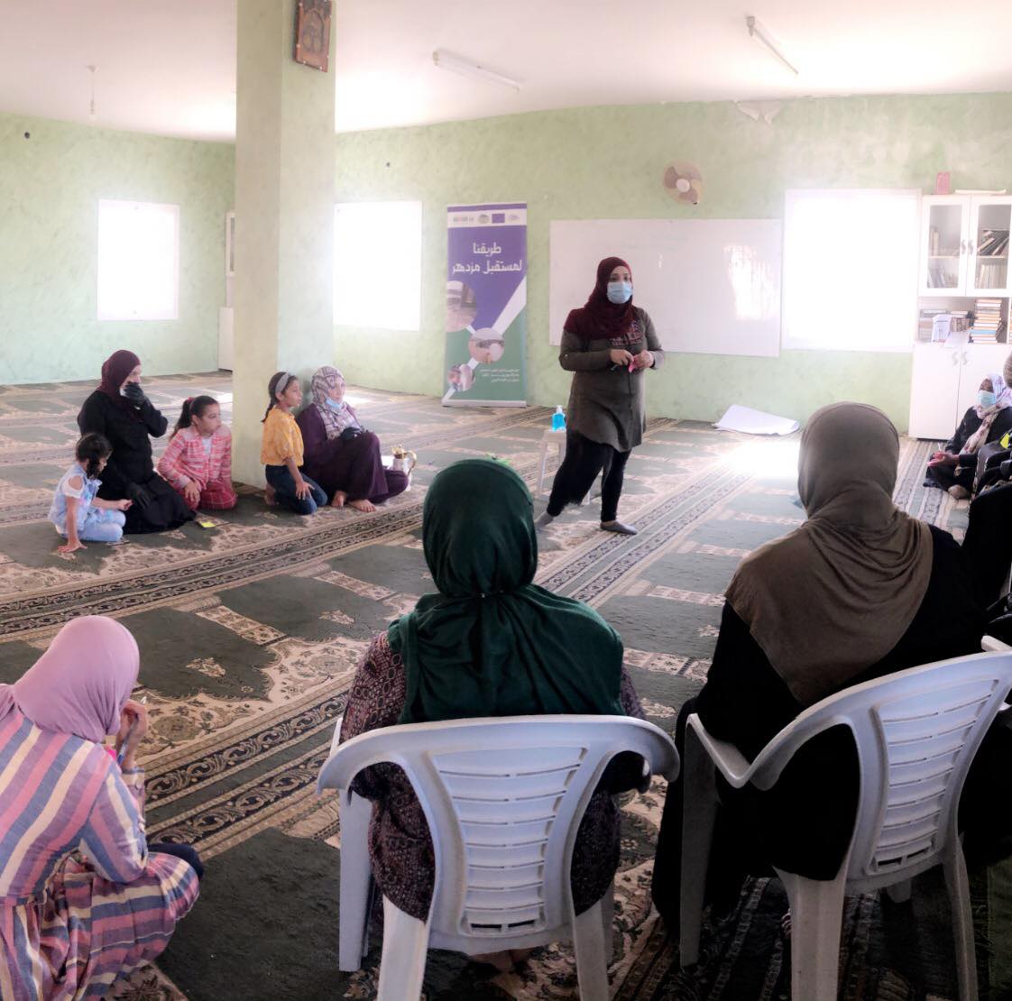  Educational Seminar about the role of women protection committees in Jala Bedouin gathering