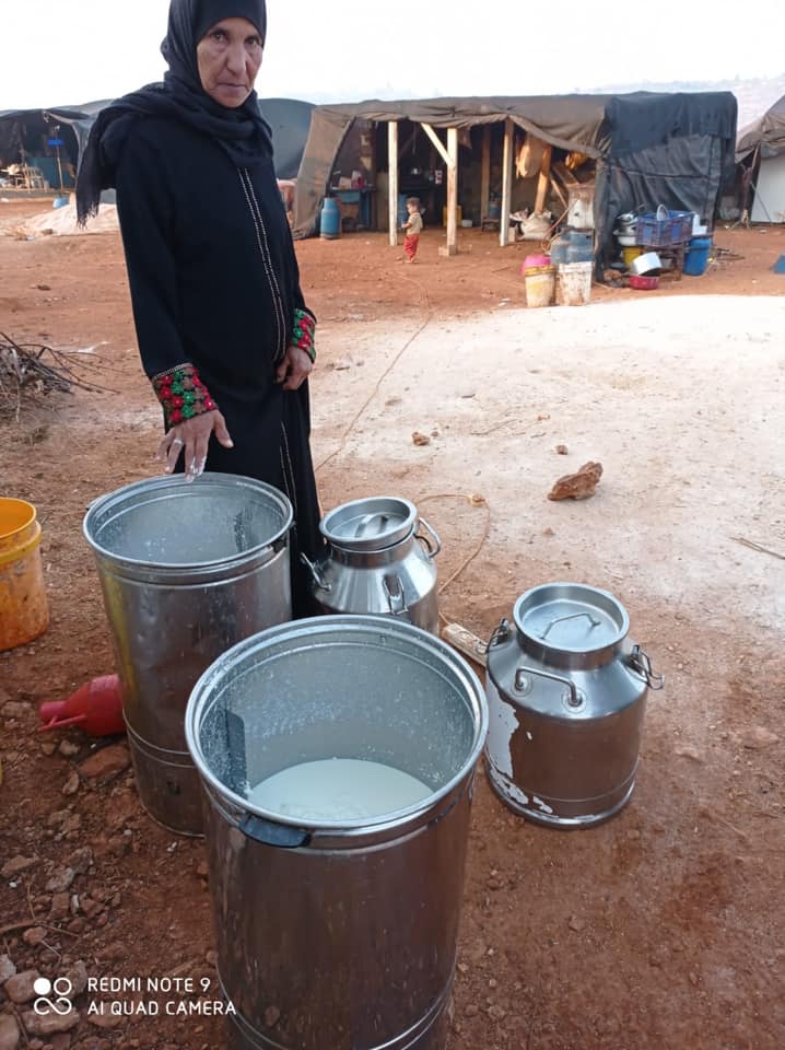  Women’s Protection Committee in  Al-Nuweima Bedouin community implements the “Churns  Initiative to produce more dairy products”