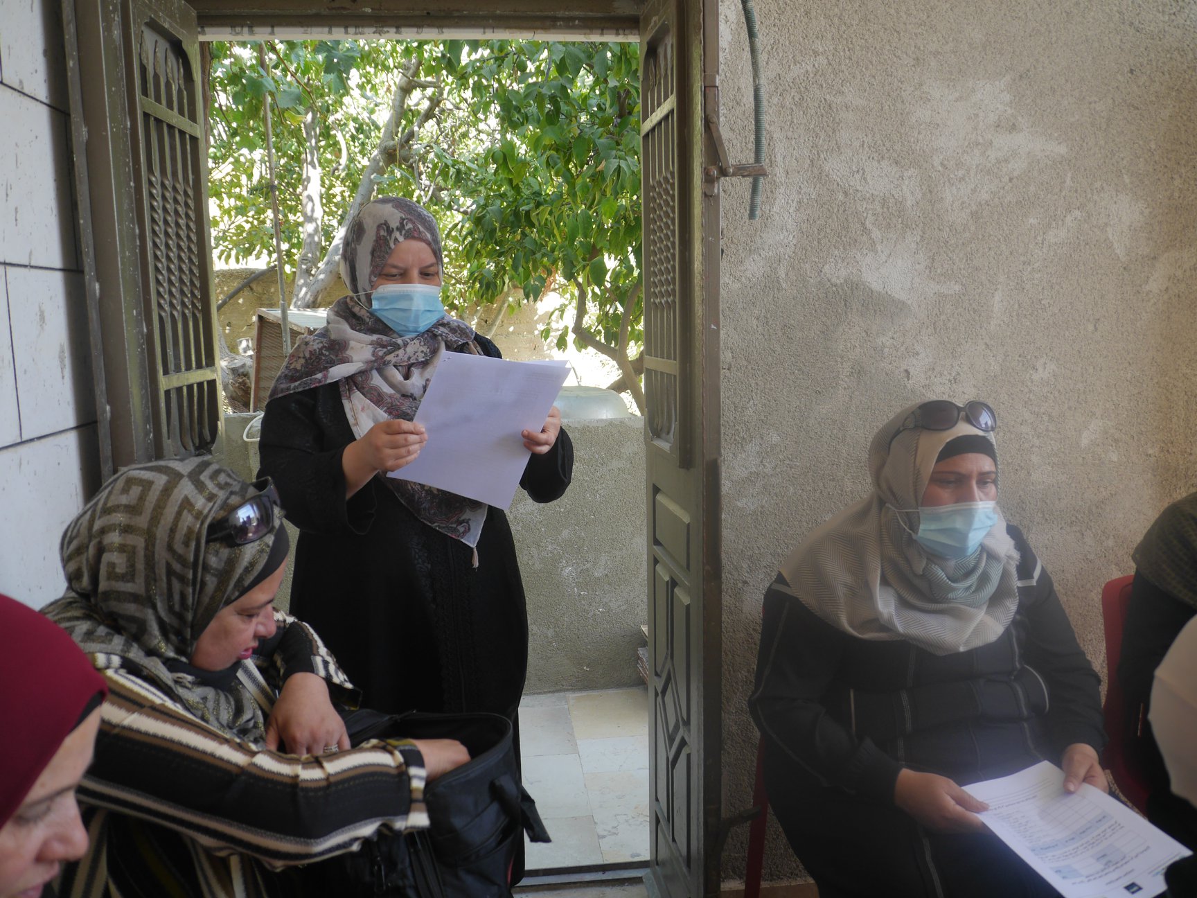  Roles for Social Change Association- ADWAR implements the second phase of the project (Strengthening the Role of Women Protection Committee as advocates of peace and security in Priorities communities in Hebron through response to the Humanitarian Needs and Prevent Conflict)