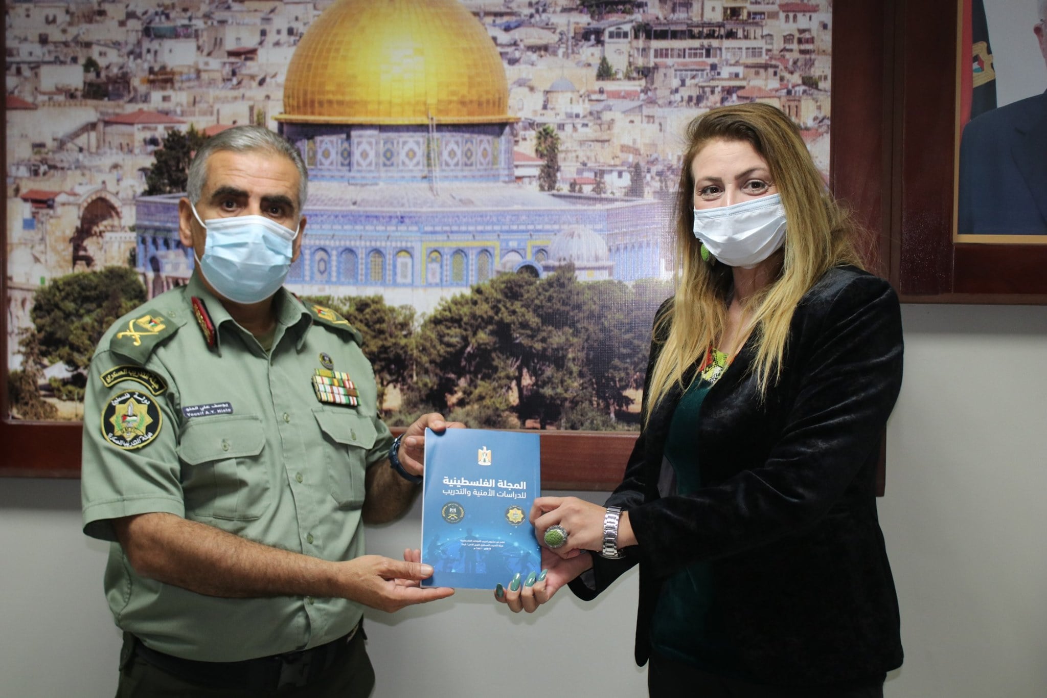  Major General Al-Helo met Dr. Sahar Alkawasmeh
