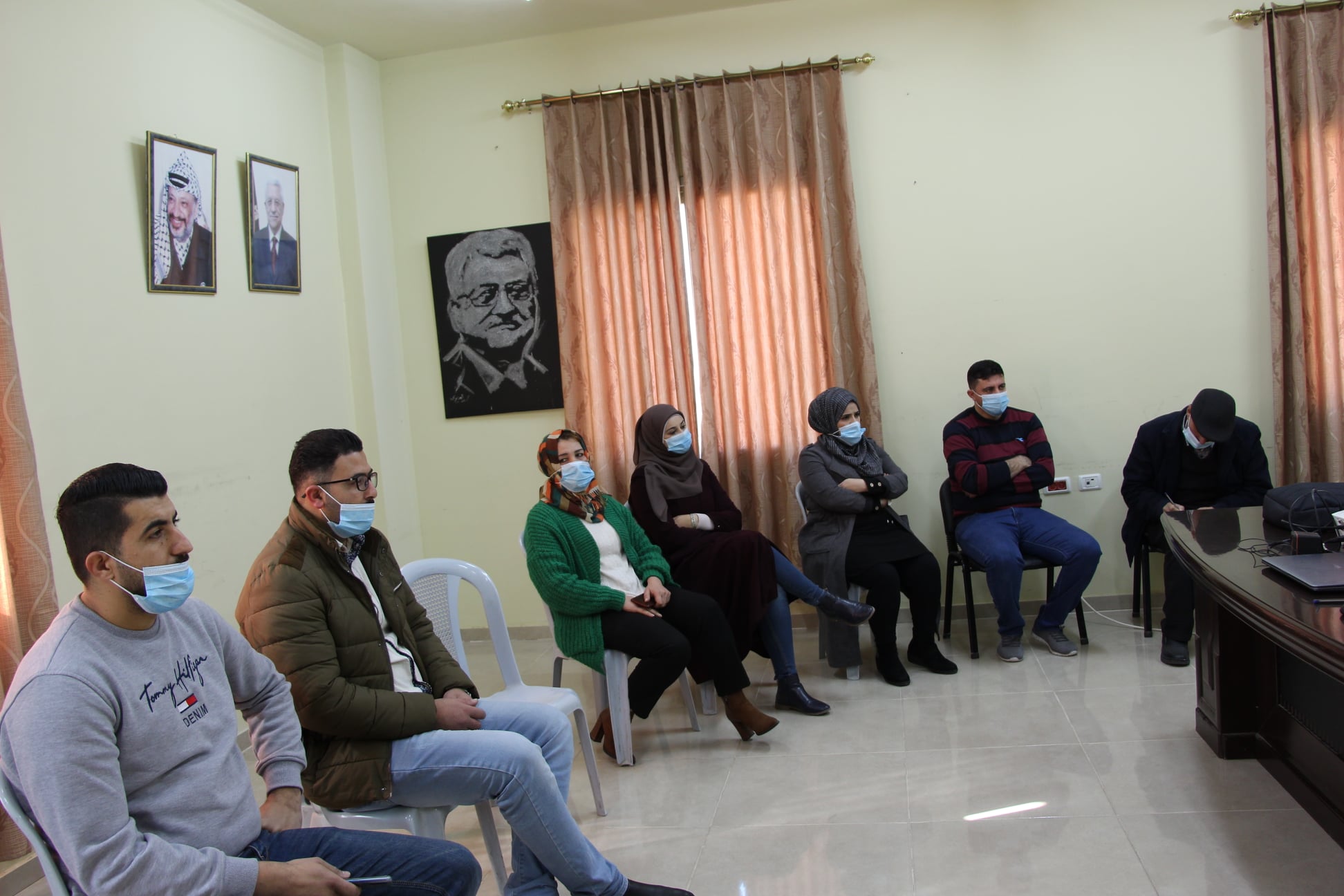  ADWAR Association in Bait Awwa Municipality in Hebron, and a new training day within the digital training program, Wednesday 6/1/2021