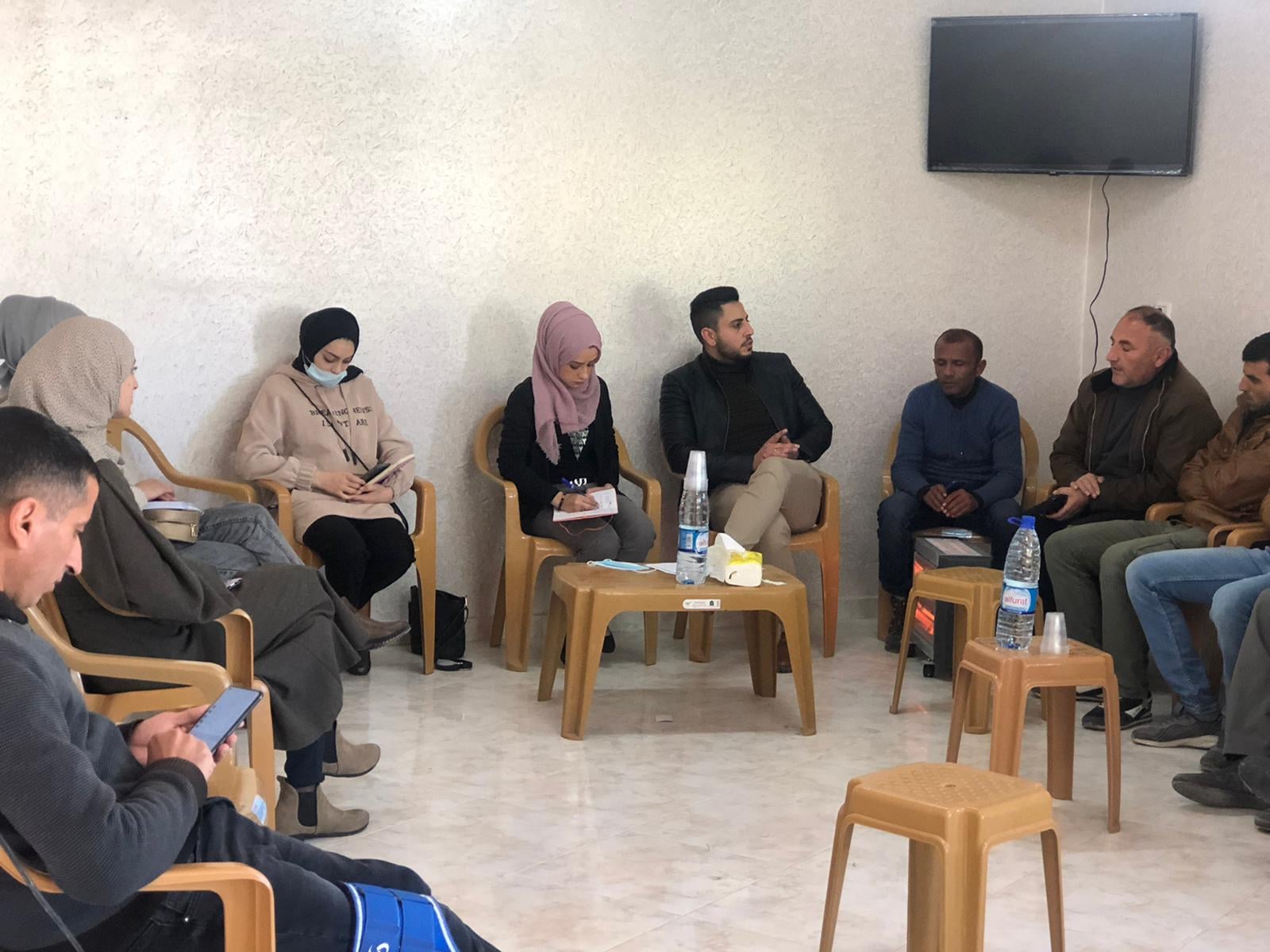  ADWAR holds an effective planning meeting in Masafer Yatta.
