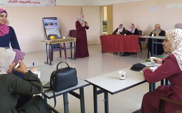  ADWAR hold a psychological support session in Gaza