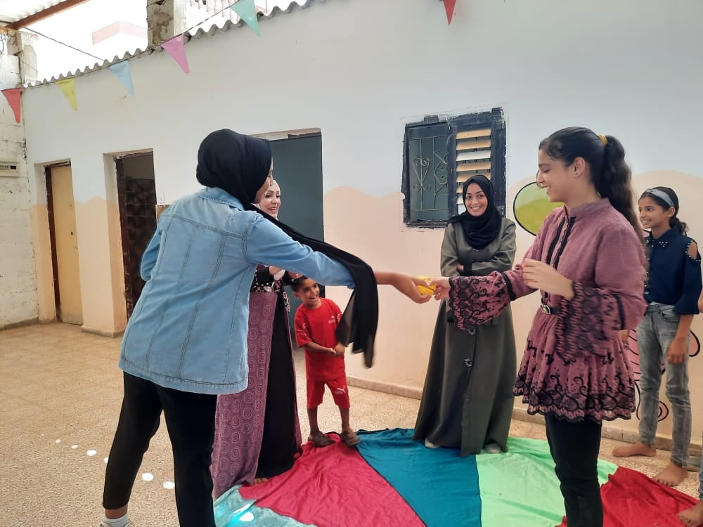  series of psychological and social support sessions in Gaza