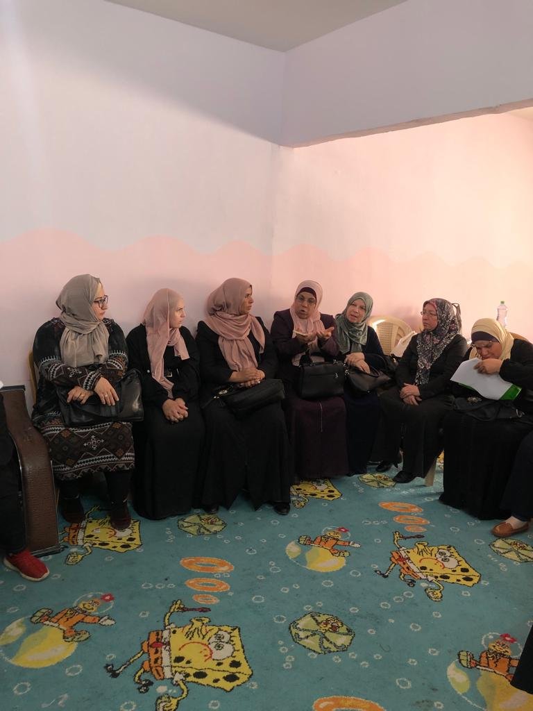  Awareness-raising meeting about  the corruption impact on women in Hebron