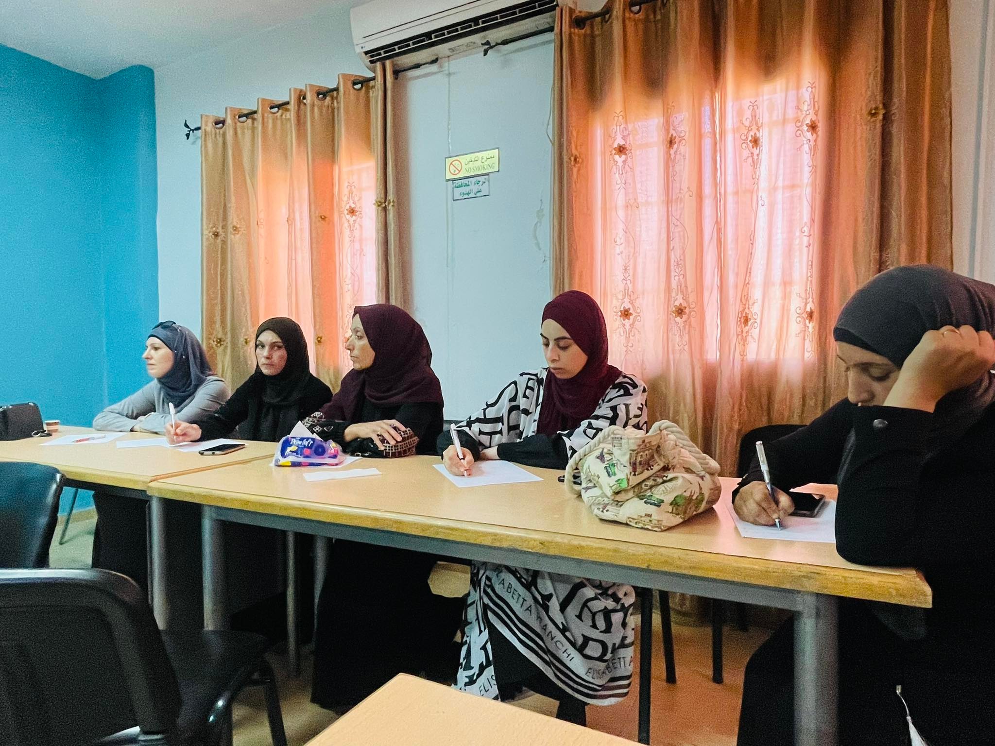  The  Palestinian Environmental Quality Authority, the municipality of Bani Naem and Beit Umar Response to the demands of the Bedouin Women Convention Right for  the Unified Women Council members