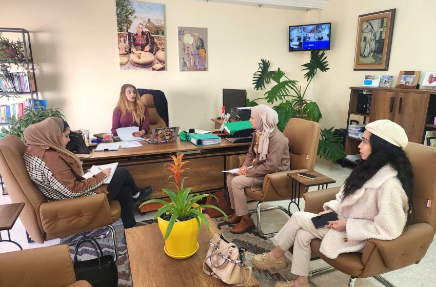  Volunteers of the Palestinian Center for Democracy and Conflict Resolution visit ADWAR